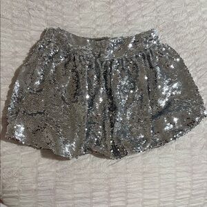 ZARA - GIRLS SEQUIN SKIRT SZ 9